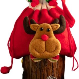 KAYNO Christmas Creative Gift Tote Bag Children's Personalized Apple Bag Christmas Eve Gift Decoration Packaging Bag