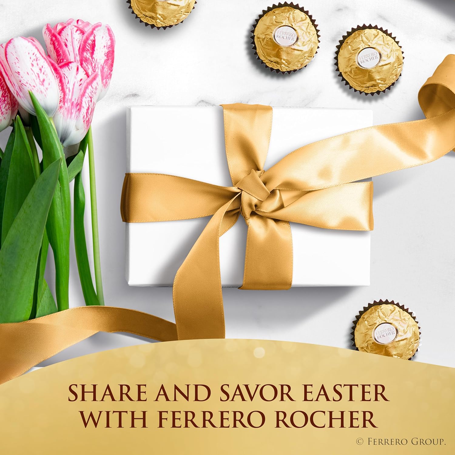 Ferrero Rocher Premium Hazelnut Chocolates | 24-Piece Gift Box | Luxury Milk Chocolate & Crisp Wafer Balls - Image 4