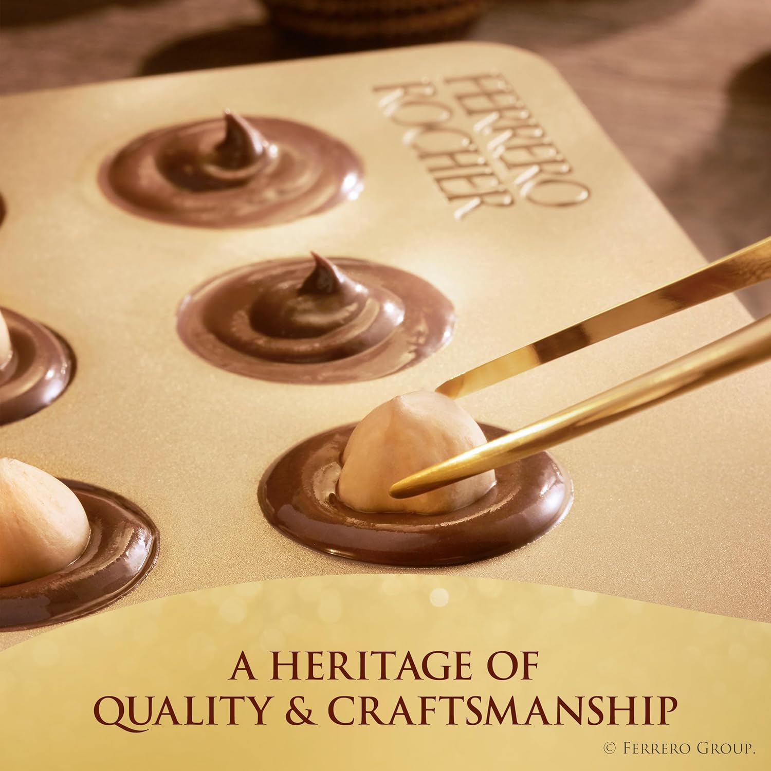 Ferrero Rocher Premium Hazelnut Chocolates | 24-Piece Gift Box | Luxury Milk Chocolate & Crisp Wafer Balls - Image 5