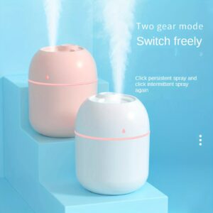 Portable Mini Humidifier - USB Powered, Quiet Operation for Desk, Car & Travel | Color Options Available